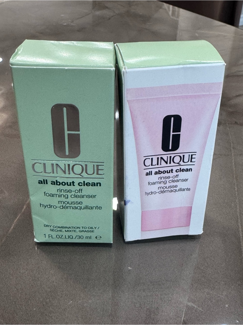 Clinique All About Clean Rinse-Off Foaming Cleanser – 2 packs